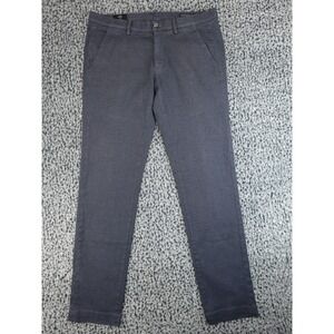 Mason's Milano Chinos Mens 48/32 Charcoal Grey Textured Slim‎ Fit Pants